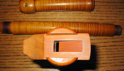 Basset recorder, by William Koch, showing horizontal windway